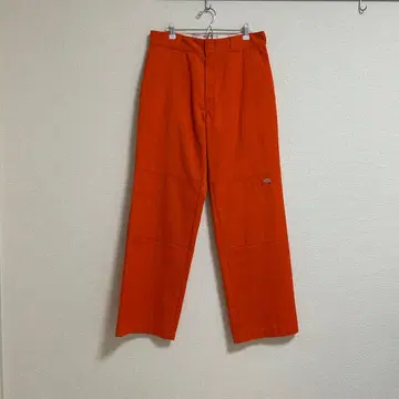 Dickies 루즈핏 더블니 오렌지 복각 32 x 32