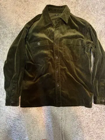 올리브 코듀로이 밀리터리 자켓 S