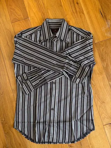 ETRO 스트라이프 긴팔 셔츠