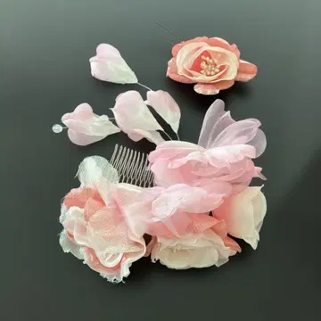 일본 의류 머리 장식 후리소데 성인식 졸업식