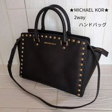 [새상품급] MICHAEL KORS 골드 스터드 2way 핸드백