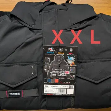 [ 미사용 새상품 ] BURLTLE5060 방한 블루종 XXL 블랙