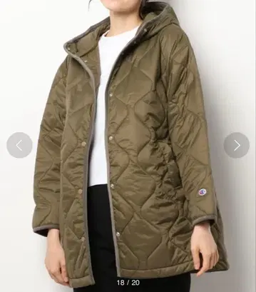 가격 구매 환영 Champion 후드 코트 카키