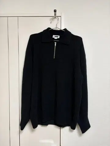 [ H BEAUTY&YOUTH ] 하프 지퍼 피케 셔츠 L