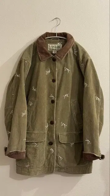 L.L.Bean 코듀로이 자켓 커버올