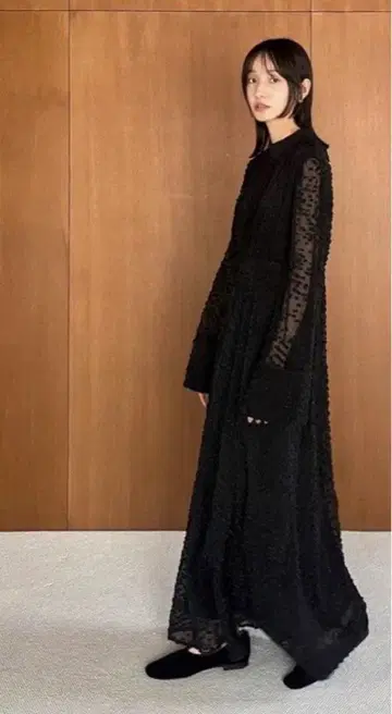 CLANE SNOW DOT JACQUARD 원피스