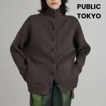 PUBLIC TOKYO [세탁 가능] 파인 울 투 페이스 니트