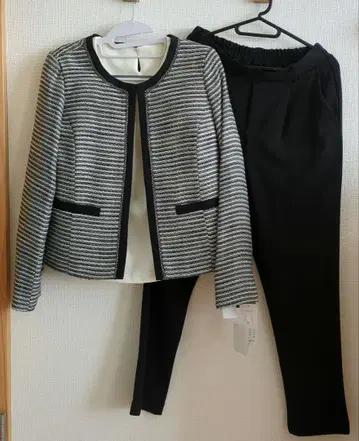 팬츠 수트 셋업 3종 세트 9호 M 사이즈 상당