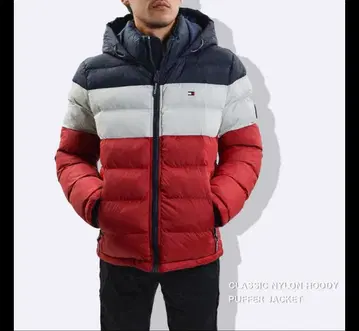 타미힐피거 다운 자켓 남성용 패딩 자켓 (US)L