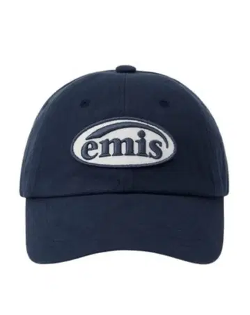 emis 한국 네이비 자수 로고 캡