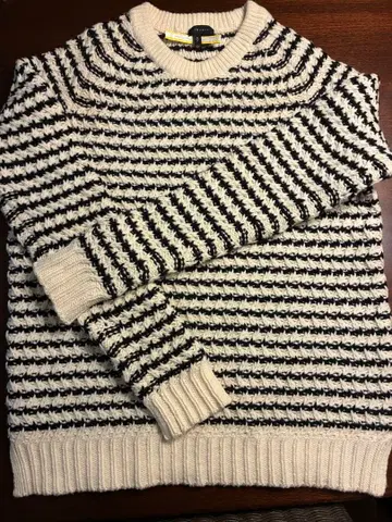 [ 컨디션 최상 ] theory 보더 스웨터 S