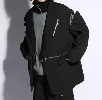 HARE ZIP 디자인 자켓