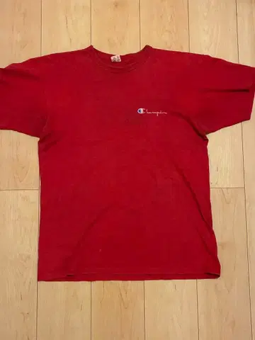Champion 빨간색 T셔츠 LARGE