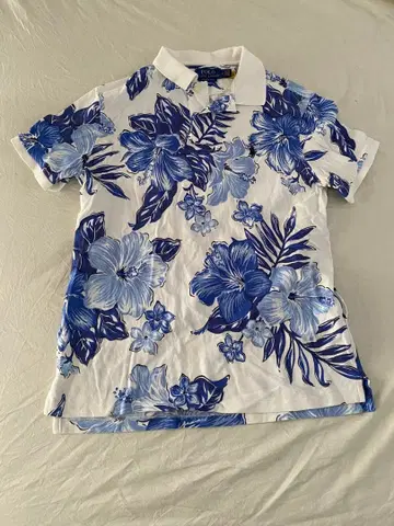 POLO 하이비스커스 패턴 피케 셔츠