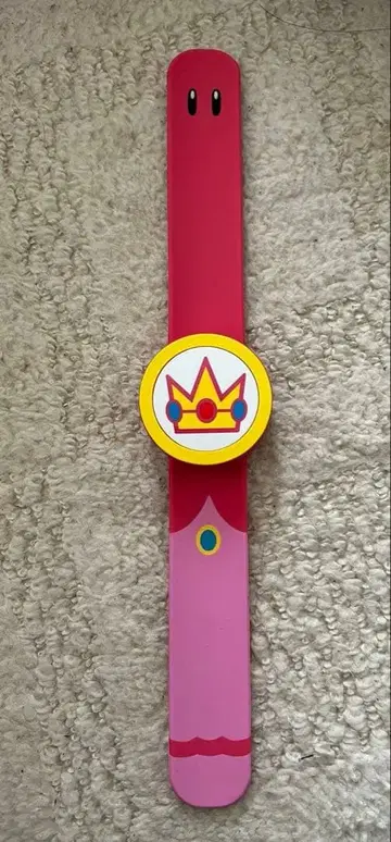 USJ 파워업 밴드 핑크 피치 왕관 디자인