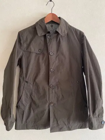 Edifice 카키 단장 자켓