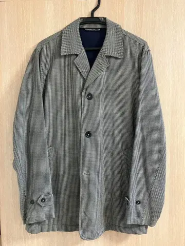 투모로우랜드 하운드투스 패턴 울 스텐카라 코트 L 사이즈