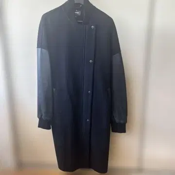 마카지유 블루종 코트 블랙