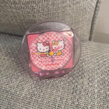 헬로키티 아날로그 시계 핑크
