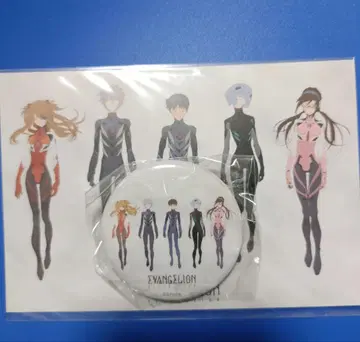 에반게리온 캔뱃지 전시회 한정판