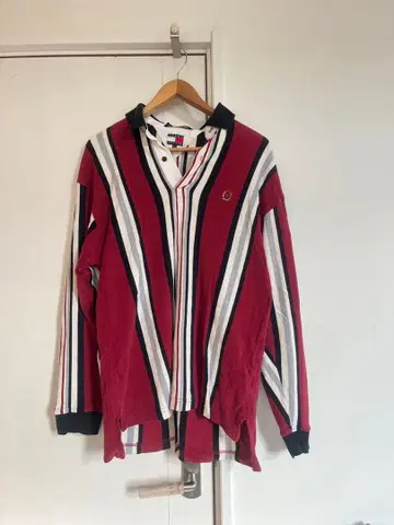TOMMY HILFIGER 긴팔 피케 셔츠 XL/XXL