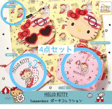 산리오 헬로키티 summerdays 파우치 컬렉션