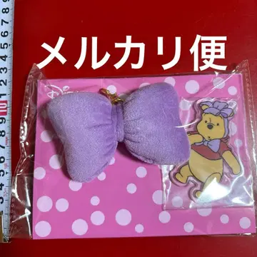 디즈니 아크릴 키링 부착 마스코트 푸우