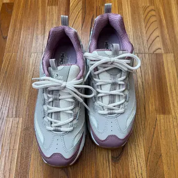 SKECHERS 그레이/퍼플 스니커즈