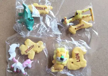 타베코 동물 초코 서플라이 피규어 4종 세트