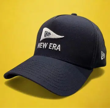 NEW ERA 뉴에라 골프 캡 네이비 화이트 로고 패턴 남성용