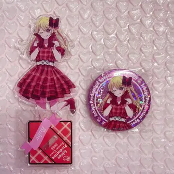 최애의 아이 딸기 프로덕션 팬 감사제 루비 아크릴 스탠드 캔뱃지