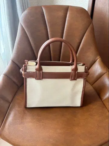 ZARA 캔버스 숄더백 토트백