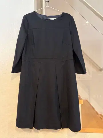 쿠미쿄쿠 원피스 무릎 기장 빅 사이즈 포멀 네이비