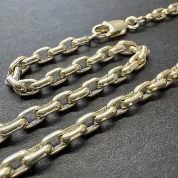 [ 와이드 18g 50cm ] 이탈리아제 벨처 체인 목걸이