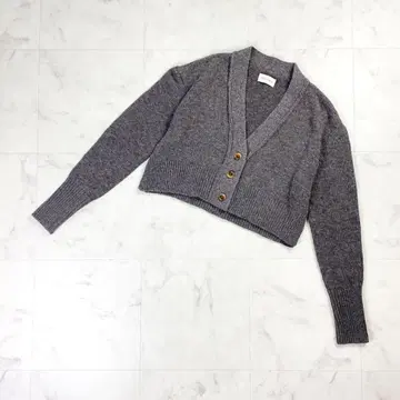 새상품급 MEYAME 숏 가디건 볼레로 그레이 사이즈 F*LD1454