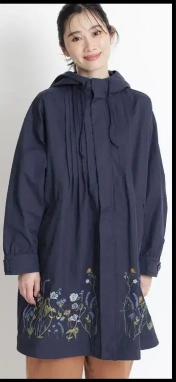 면 나일론 트윌 플라워 자수 푸드코트 슈퍼 하카