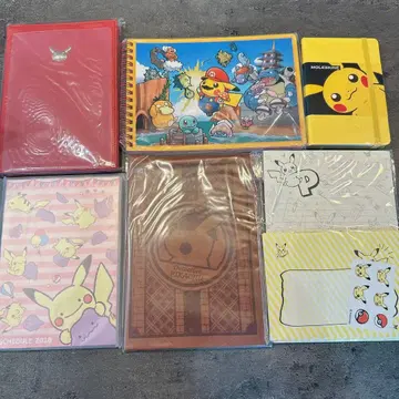피카츄 노트 6개 세트 피카츄 마리오