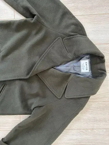 ENVYM 체스터 코트 올리브