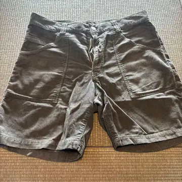 그레이 코듀로이 숏팬츠 M 사이즈