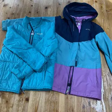 컬럼비아 스키웨어 상의만 160cm 이너 포함 따뜻함