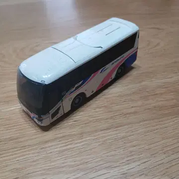 버스 미니카 화이트/핑크