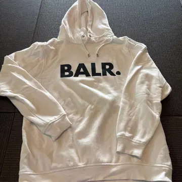BALR. 화이트 후드티 M 사이즈