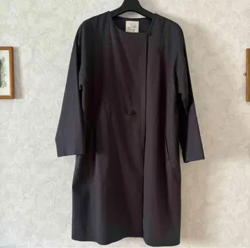 새상품급 스튜디오 클립 코트 차콜 그레이 Free size