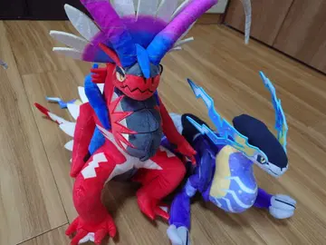 미라이돈과 코라이돈 봉제 인형 2체 세트