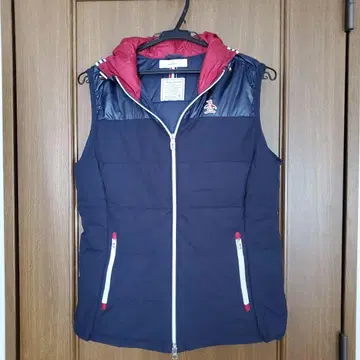 Munsingwear 후드 부착 다운 베스트