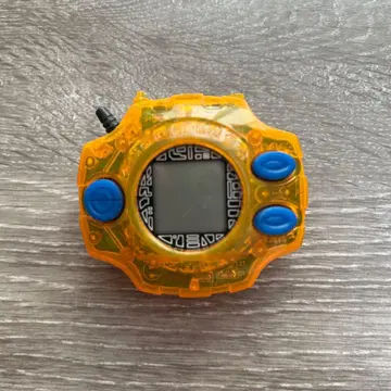 디지몬 어드벤처 디지바이스 모델 오렌지 컬러 디지털 몬스터