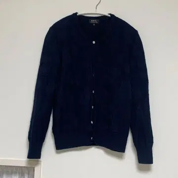 A.P.C. 네이비 버튼 가디건 XS