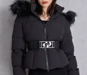 GYDA DG 벨트 포함 숏 다운 코트 다운 쇼트 블랙 2025