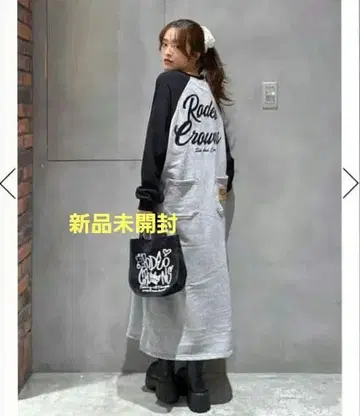 래글런 칼라 스티치 원피스 GRY 미개봉 새상품