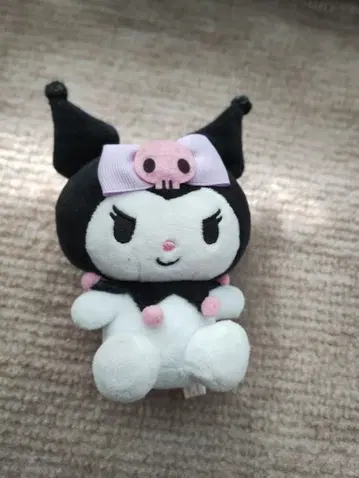 마이멜로디 스컬 리본 봉제 인형 약 15cm